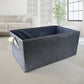FOLDABLE CLOTH STORAGE BOX WITH HANDLES (47×28 CM)