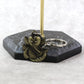 Ganesh Face Antique Black Metal Keychain