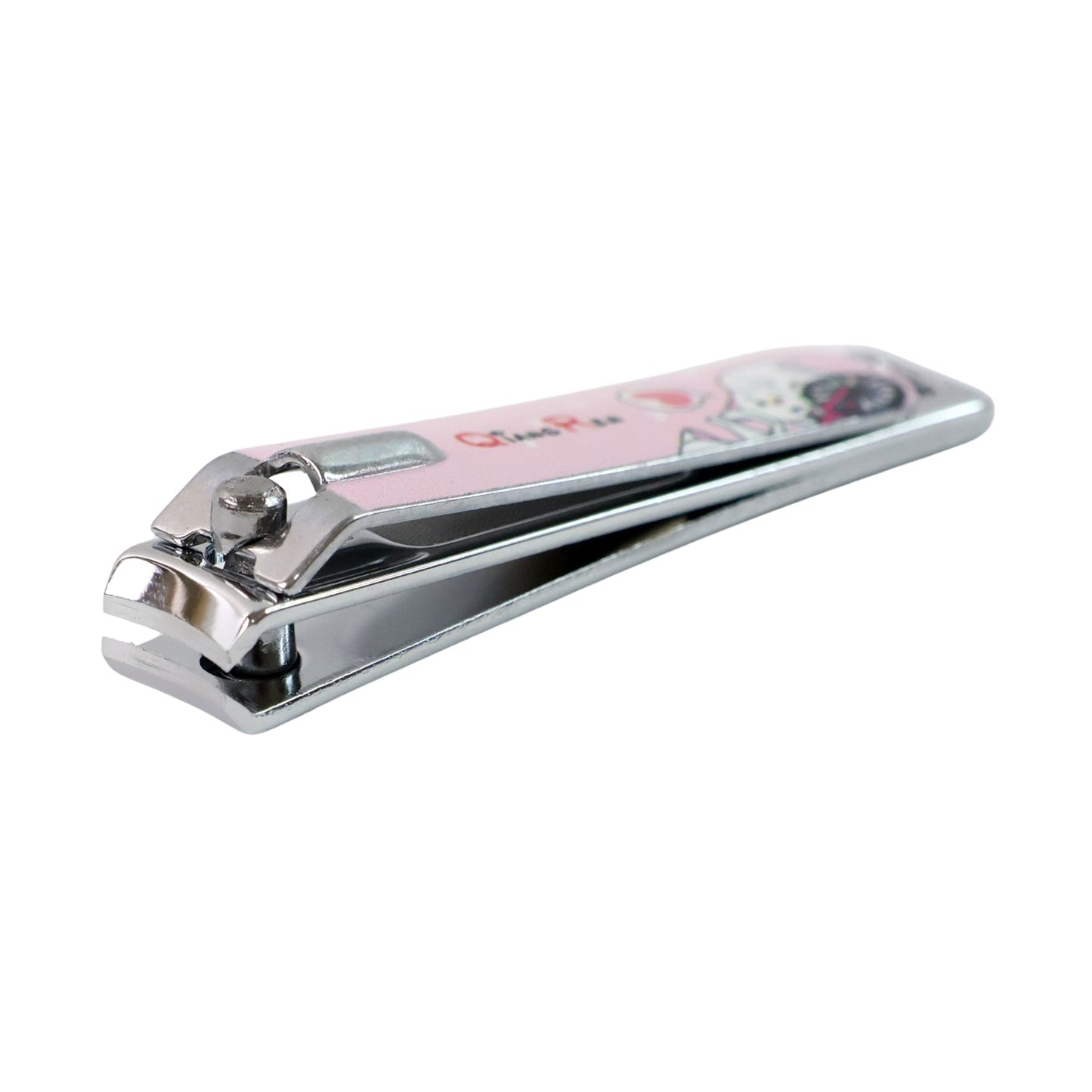 Cute Nail Clipper with Nail Catcher, Nail File - Stainless Steel (1 Pc)