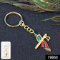 Krishna Flute with Peacock Feather Design Keychain (1 Pc)