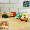 Funwoods Animal Cartoon Pull-Back Toy Car - (4 Pc / Set)