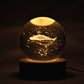 Fish 3D Crystal Ball lamps With Base (1 Pc)