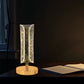 Golden Crystal Table Lamps for Bedroom