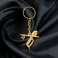 Flute and Peacock Feather Krishna Design Keychain (1 Pc)
