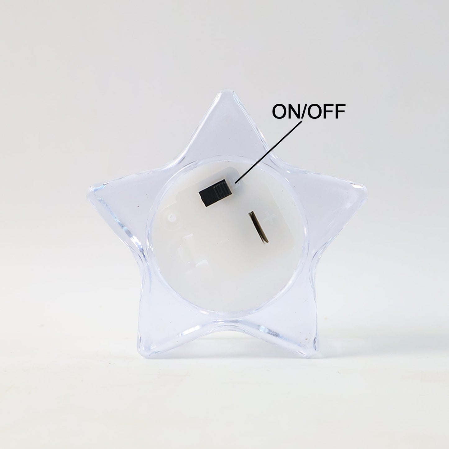 Flameless Star-Shaped LED Candles (6 Pc / Set)