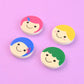 Colorful Round Erasers